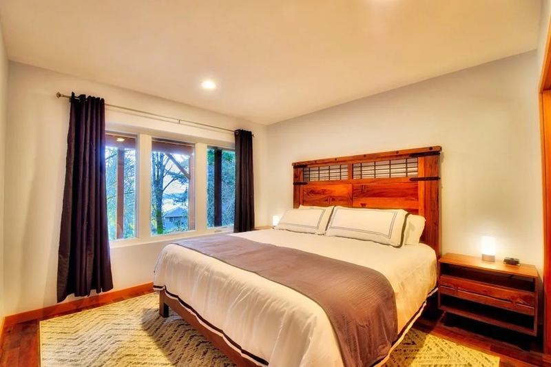 Guest bedroom with king bed