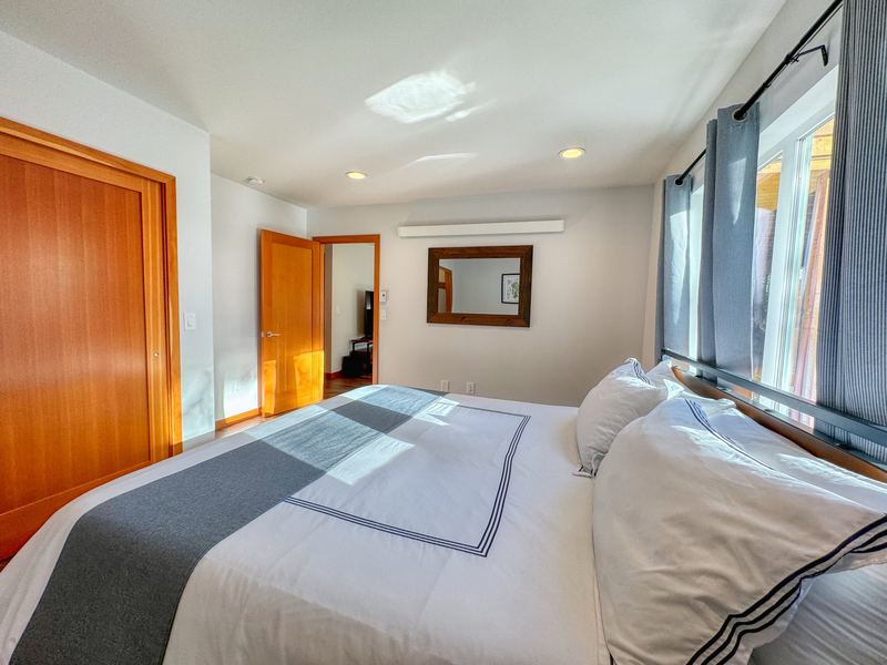 Guest bedroom with king bed